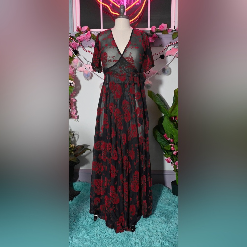 Wax Poetic Lydia Wrap Dress, XL